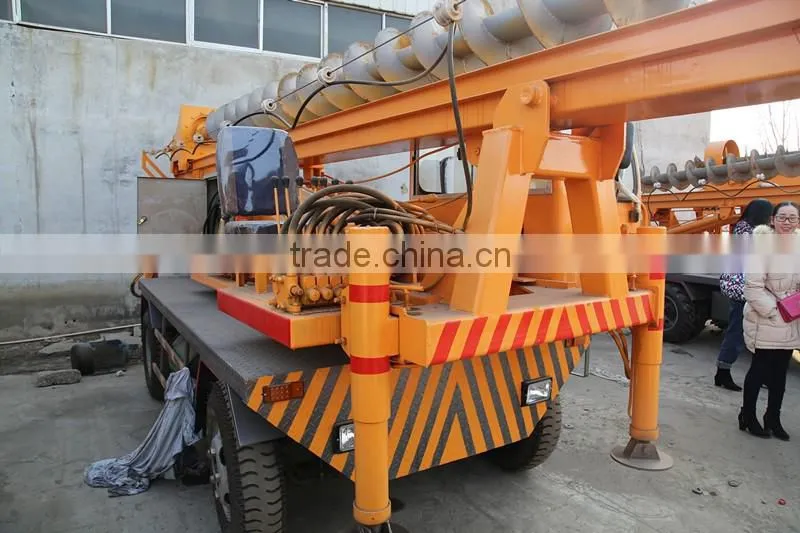 four wheels Punching machine