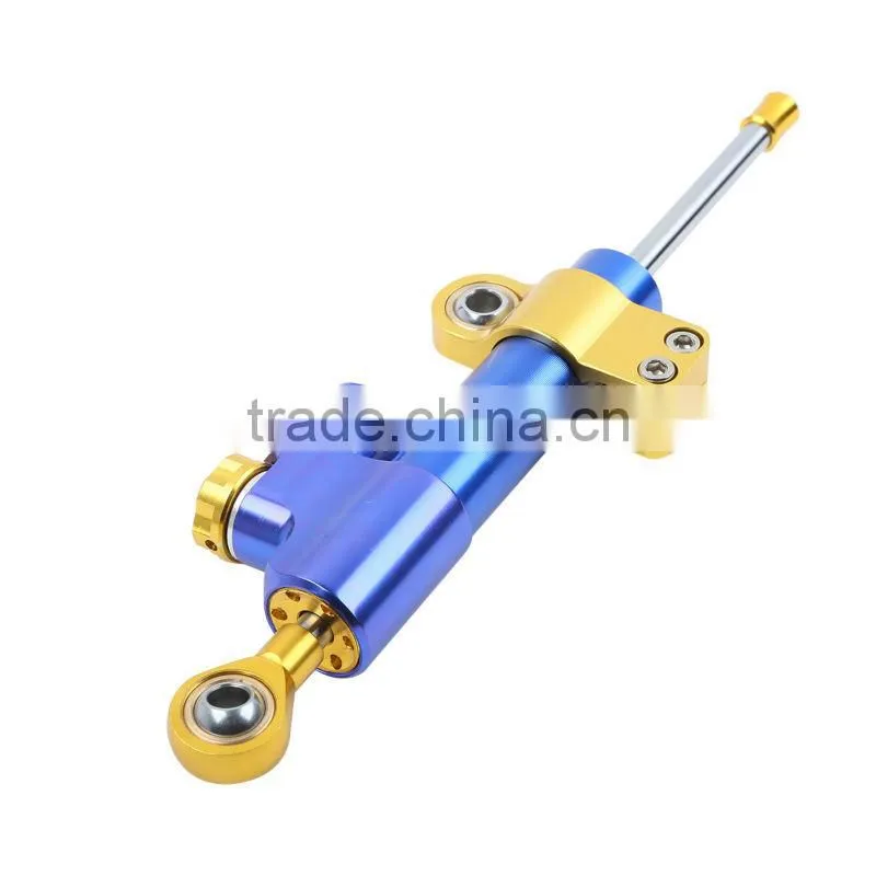 for Universial Motorcycle Adjustable Steering Damper Stabilizer Top Quality Blue