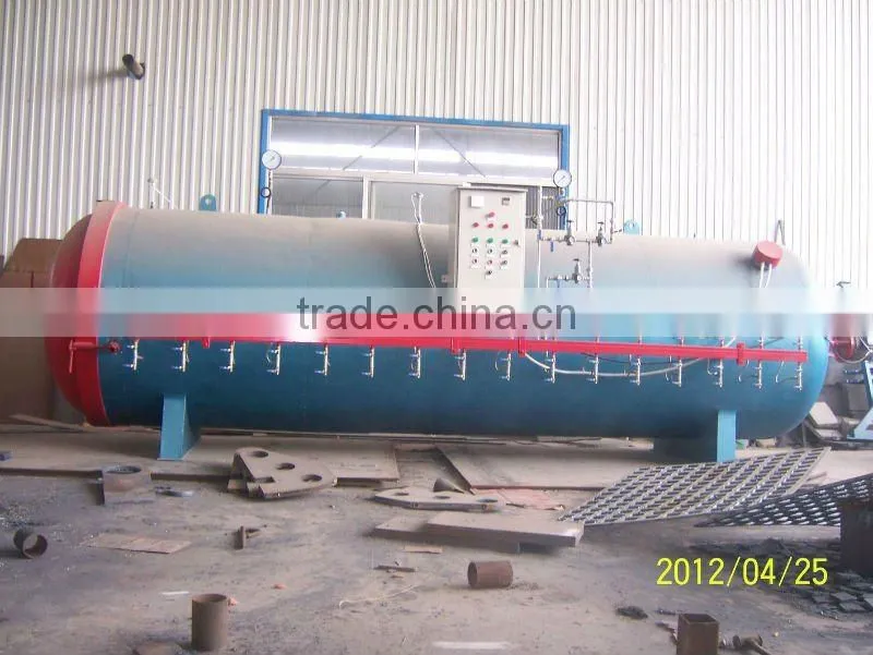 multi-function tire vulcanizing tank/tyre retreading machinery