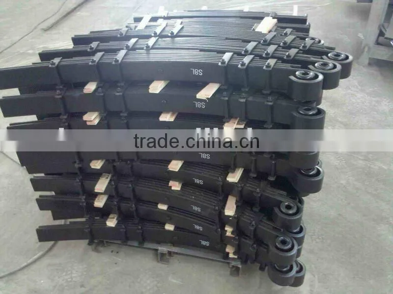 Flat bar leaf spring