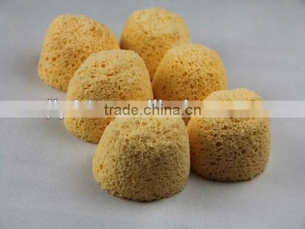 bread shaped Cellulose Facial Natural Cleaning Sponges