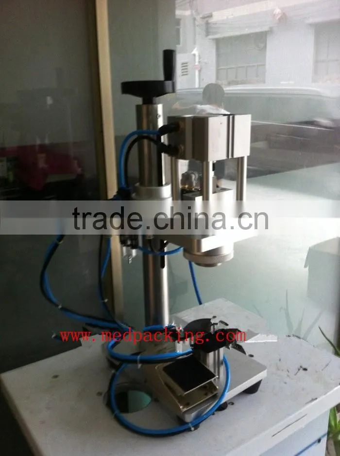 PPC-20 Pneumatic Perfume Cap Crimping Machine for perfume bottle