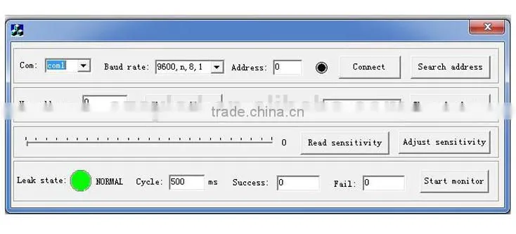China high performance water leak sensor with software to record data, water leak detector rs485, leakage sensor alarm