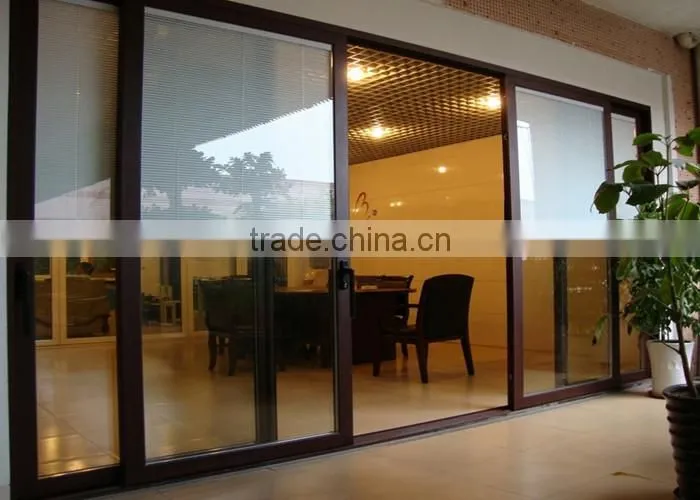 CE Bedroom Aluminium Profile Double Sided Sliding Door