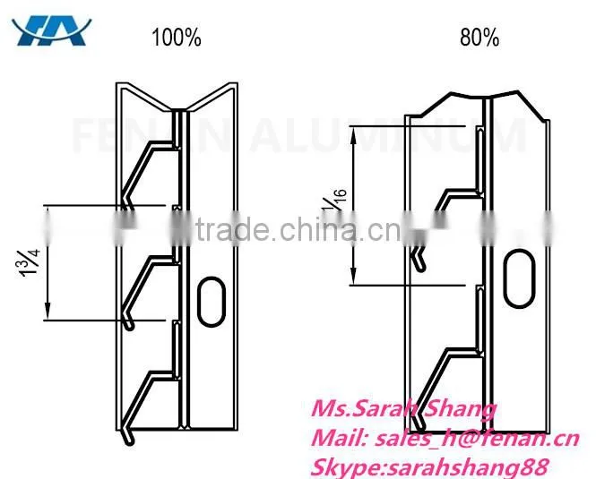China Factory Hot Sale Aluminium fence posts with good price