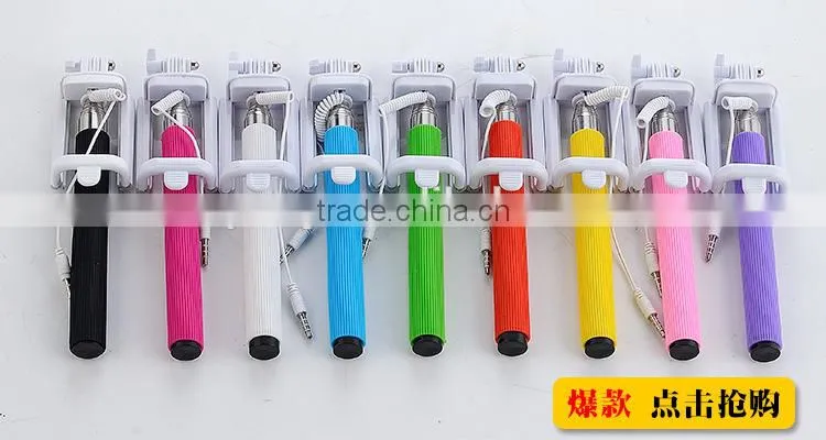 Best Quality Gold-plated Wireless Monopod Selfie Sticker With Bluetooth/Digital Camera Use and Mini Tripod / Lightweight Type se