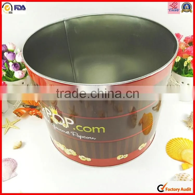 first grade round High quality new year gift packaging tin box