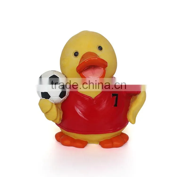 2015 resin yellow duck figurines slippers