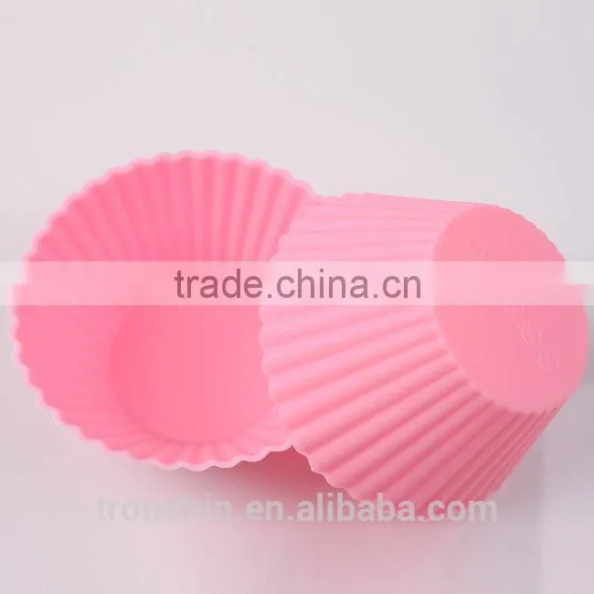 Reusable Silicone cup cake molds/cup cake silicone moulds