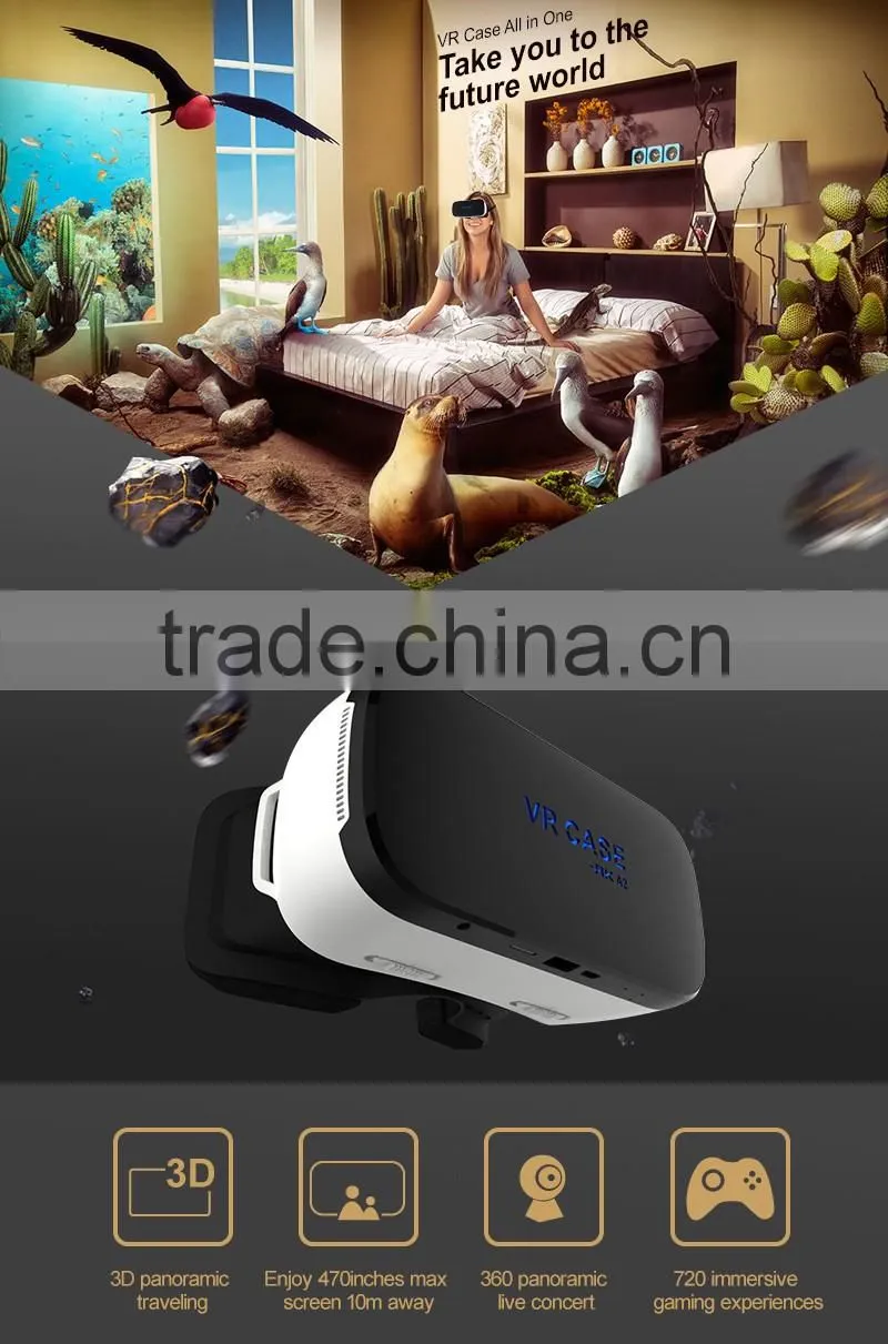 Brand New all in one vr headset vr case A2 from Lcose