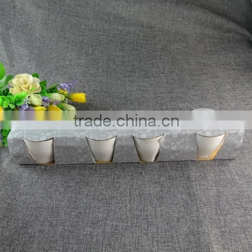 wholesale Ceramic coffee 4 pcs cupsset with color box 150cc