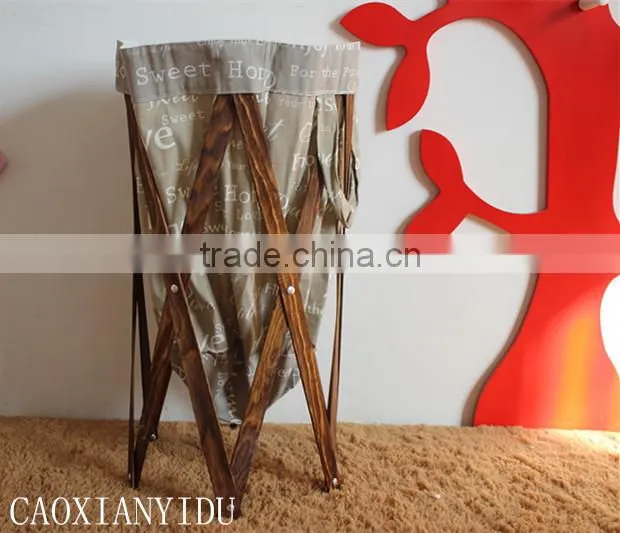 Household Furniture Zakka Storge Basket Wicker Waste Bin Country Style