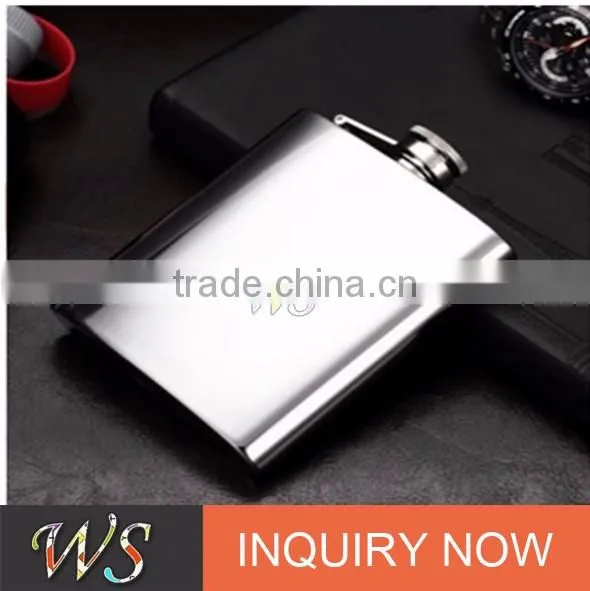WSJJYY026wholesale stainless steel hip flasks liquor flask /drink pot