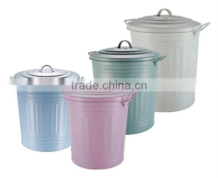 Stainless Steel Pedal Bin Wholesales Houseware Waste bin Marketing Set of 5