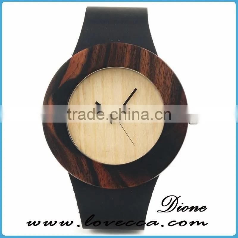 High quality watch china wood watch automatic mechanism mens