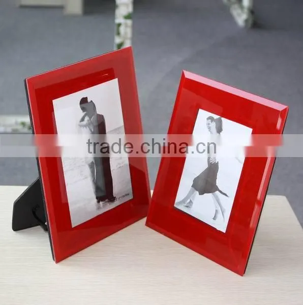 Glass photo frame