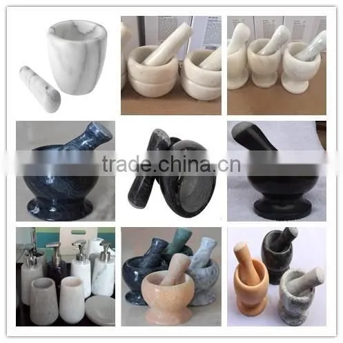 Big size granite stone mortar and pestle
