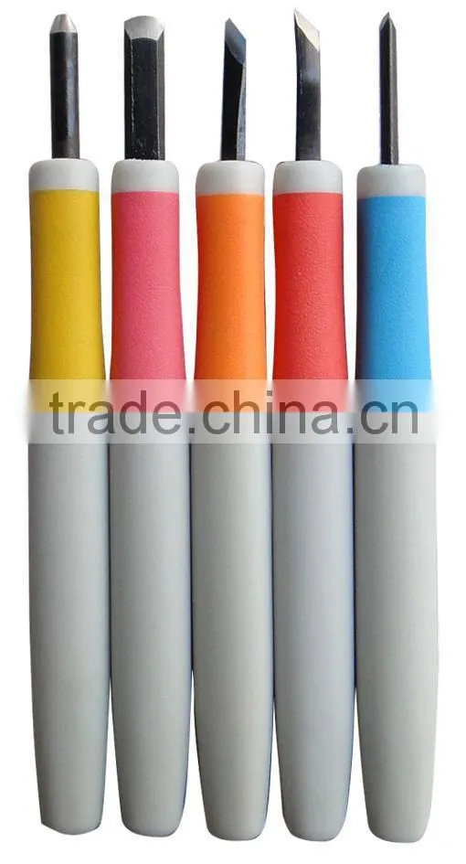 4105 TPR Handle 5-pc-set Carving Knife