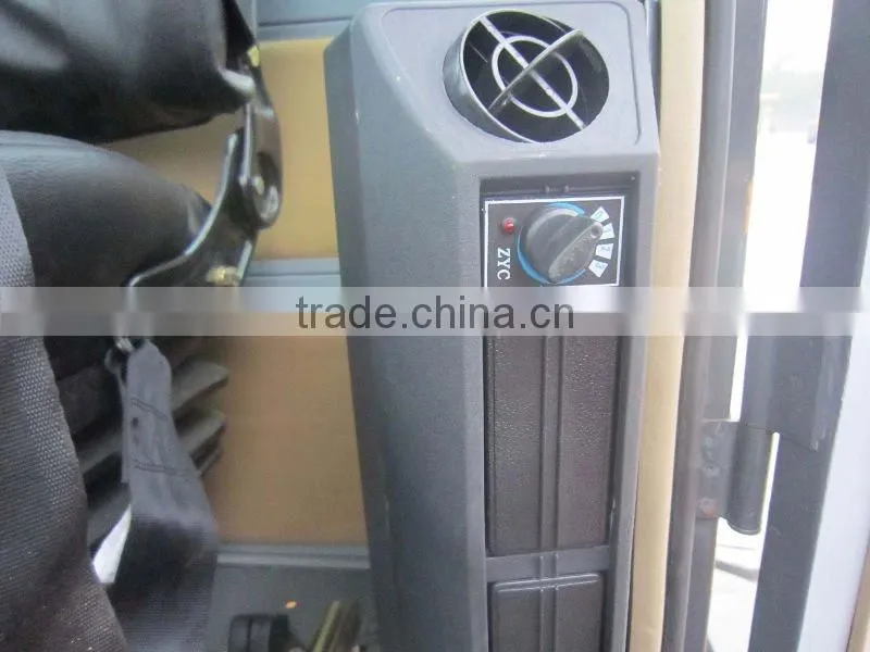 2ton wheel loader zl20 with joystick,ce and snow thrower