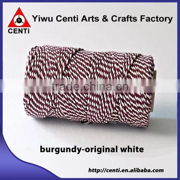 High quality black and original white original cotton bakers twine