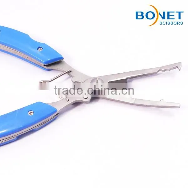 S91006 FDA qualified 6-1/2" curved Stainless Steel fish cutting scissors