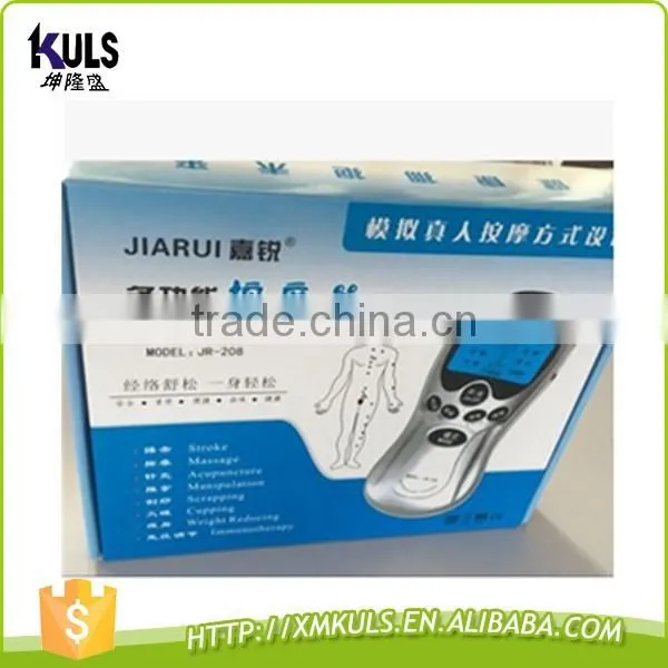 Household Heath Tool Digital Meridian Therapy Massager Electronic pulse massager Acupuncture Two output body massager
