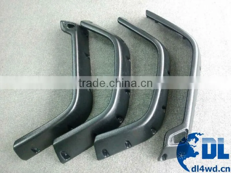 4X4 auto body parts for jeep wrangler fender flare flat style fender flares for jeep wrangler tj