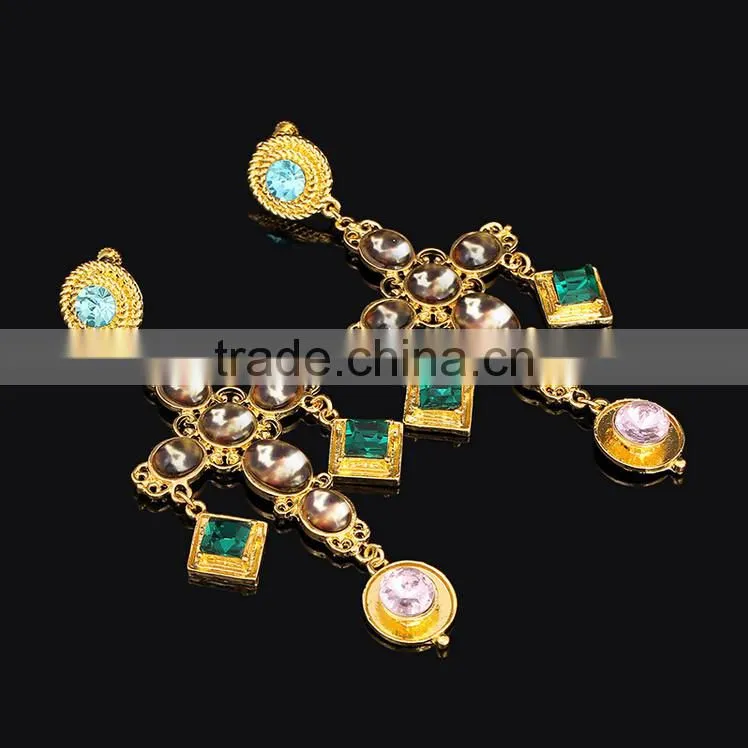 FC001-001Fashion Baroque Style Headband Wedding Pageant Crown Beauty Queen Crystal Crown