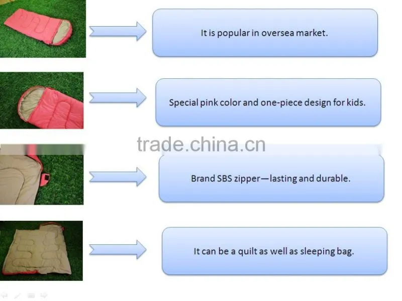 Pink Girls Sleeping Bags for Slumber Parties