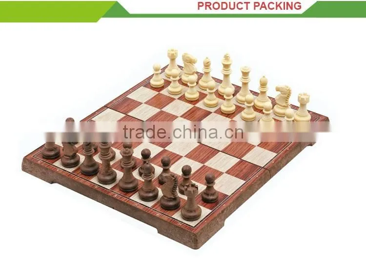High quality intelligence toy wooden chess pieces