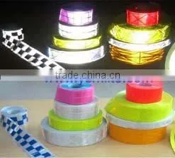 Cold resistant reflective micro prismatic PVC tape