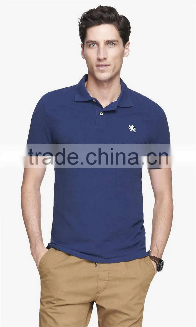 2015 collar design mens sports slim fit pique original mens polo t-shirts