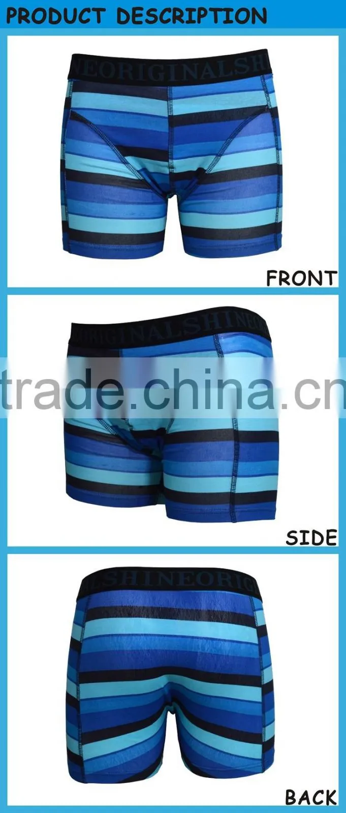 Men's Underwear Boxer Manufacturer Boxer Custom