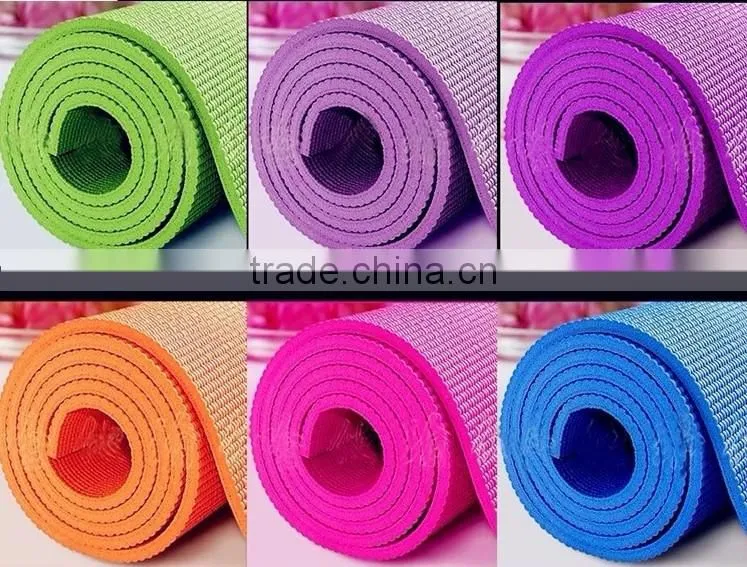 Light Weight Non-Slip Eco-friendly PVC Yoga Pilates Mat