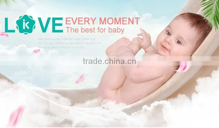 Solid Color Size Customized Bamboo Fiber Baby Blanket