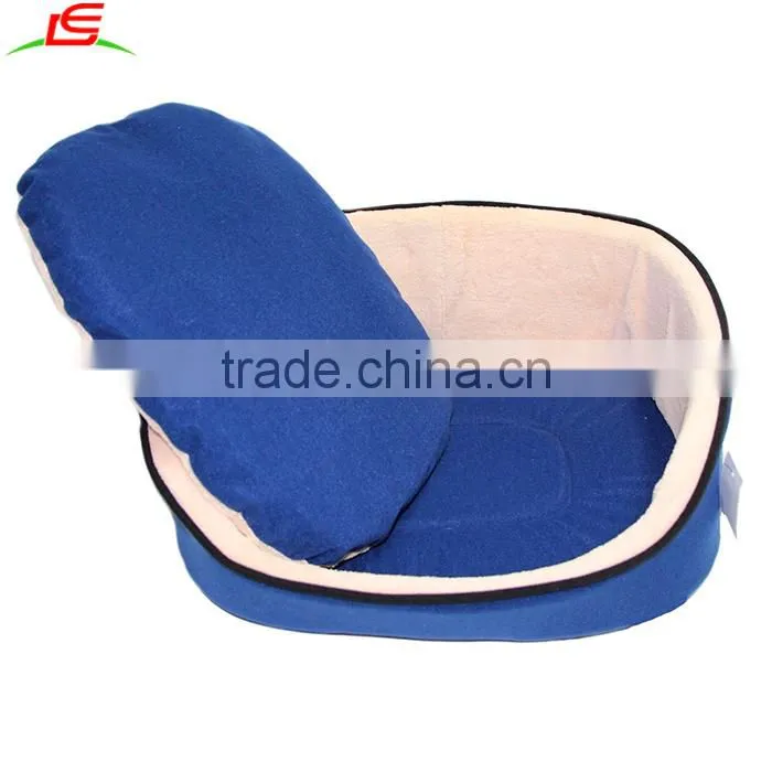 Small Soft Plush Cat Kitten Dog Puppy Pet Bed With Removable Cushion