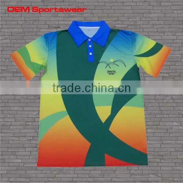 High quality printed racing pit crew shirt