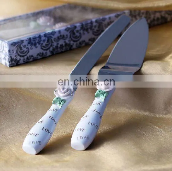 Exquisite rose design resin guest book set wedding table decoration