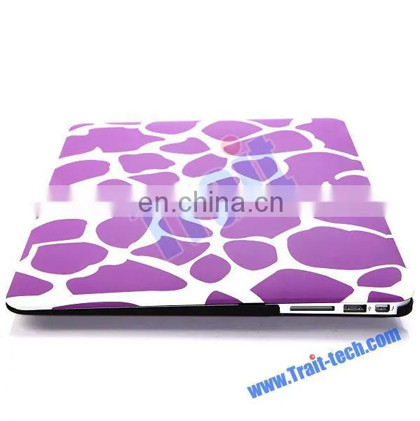 Popular Folio Plastic Protective Hard Shell Case For Apple Macbook Air 13 inch