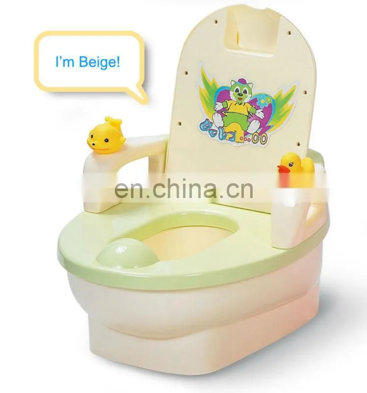 color full plastic convenient baby potty