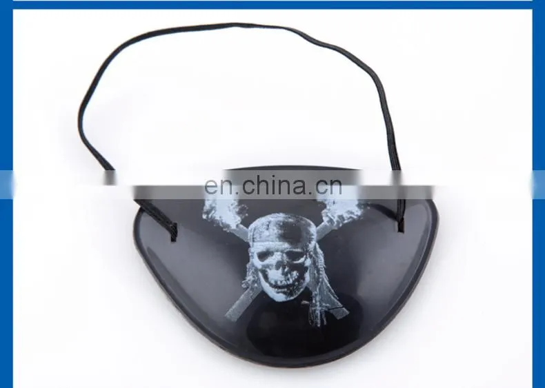 New arrival wholesale Halloween decoration Props Pirate single eye mask Goggles