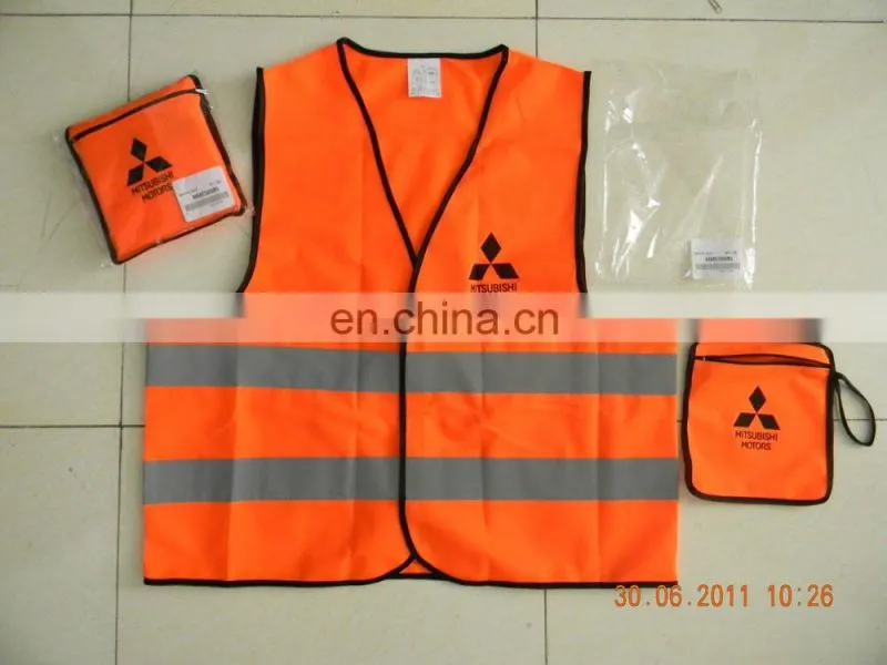 Attractive printing foldable reflective safety safety vest&jacket