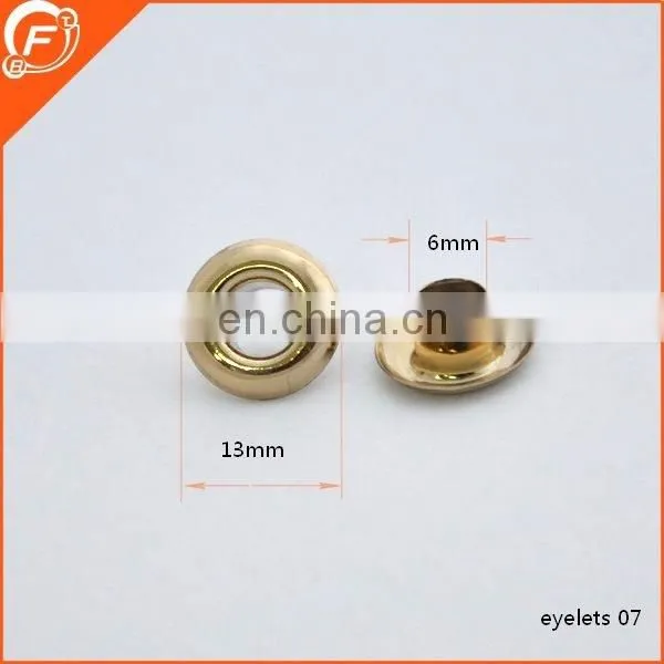 2015 new hot round brass eyelets for shoes, garment, handbags