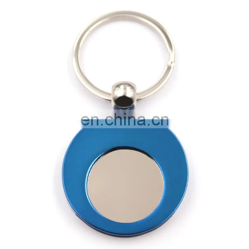 Choosing your favorite colourful yellow holder spinning trolley coin