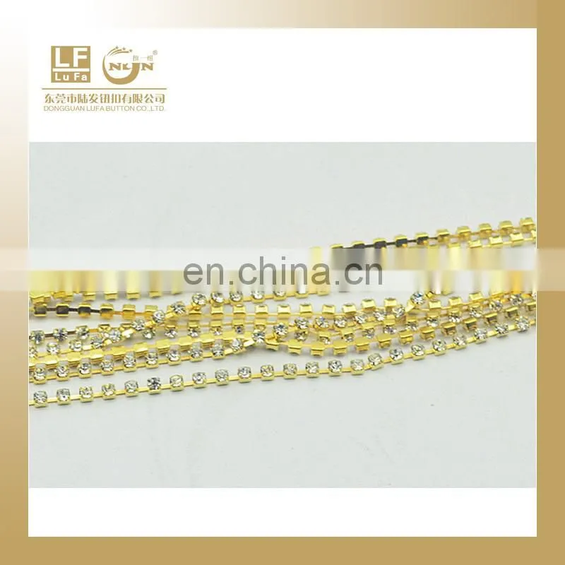 6mm roll rhinestone cup chain