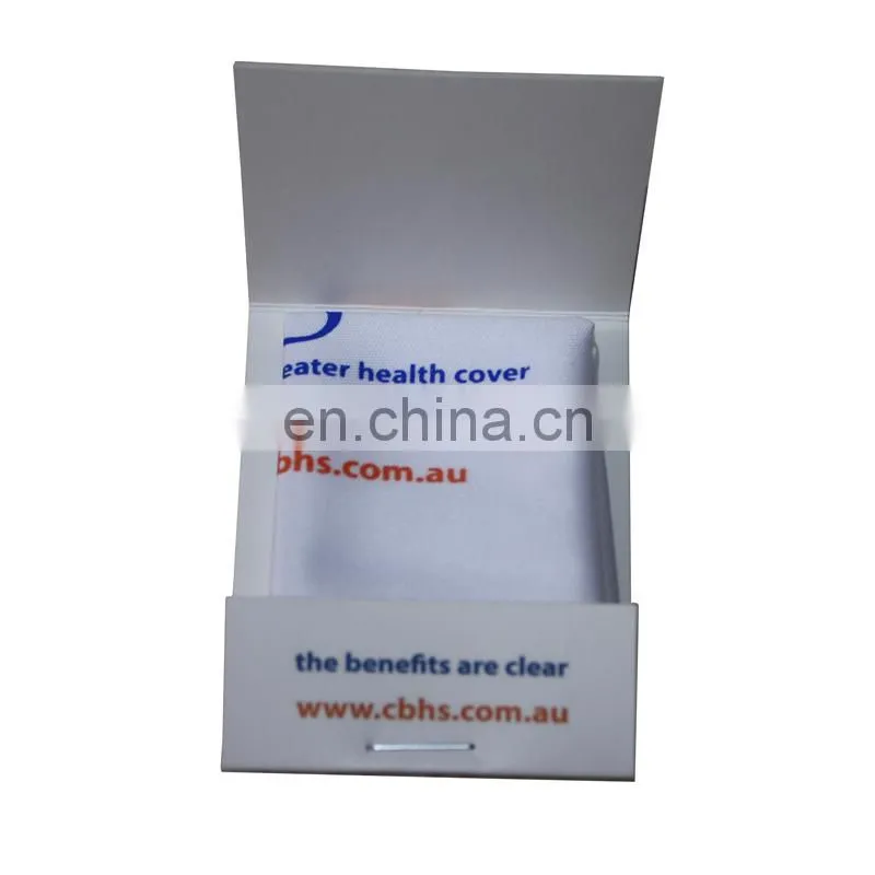custom making brand premium microfiber fabric cloth factory