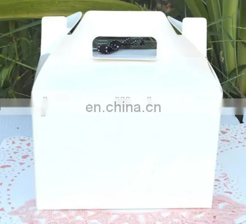 Folding coated paper & food paper cupcake box printing with paper insert