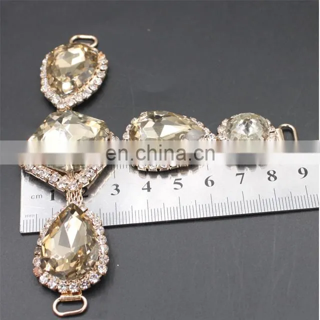 New Designs Chain Style Rhinestone Shoe Accessories footwear decoration