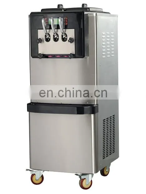 BX368C The Vertical Soft Ice Cream Machine With 16 Soft Hard Is Adjustable Ice Cream Maker Hot Sale