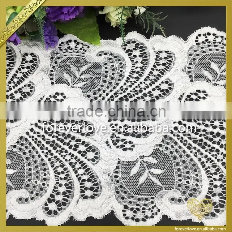 Wholesale Embroidered Alibaba China Embroidered Chemical Lace Fabric FLL-054